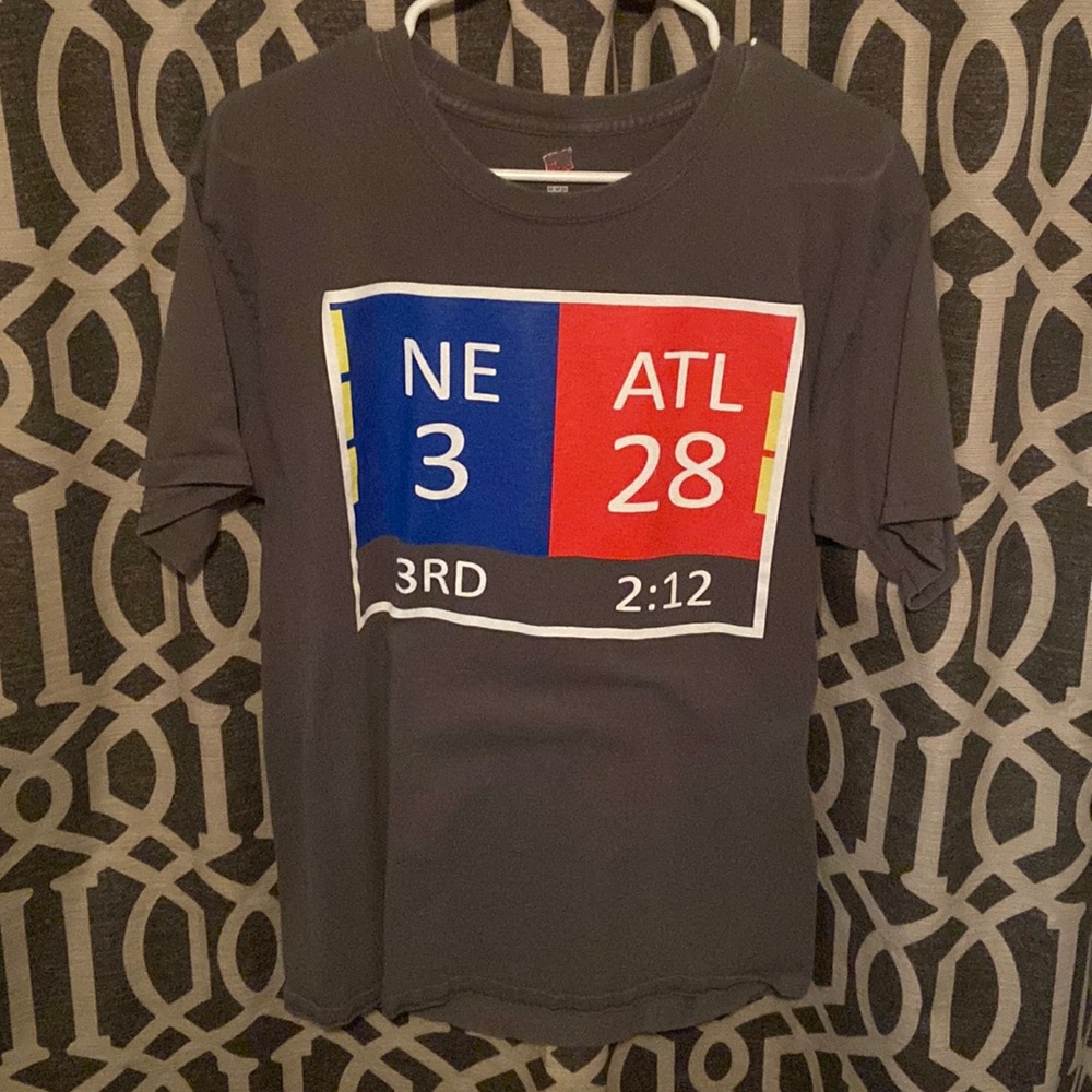 New England Patriots 3-28 34-28 Tee